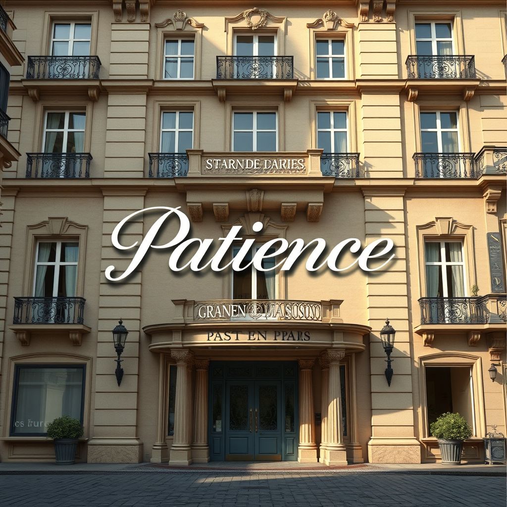 ความสำคัญของความอดทนใน Grande Maison Paris